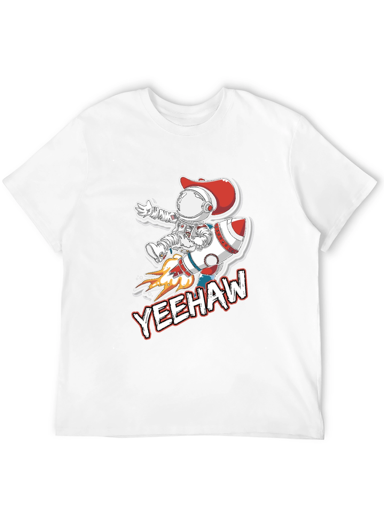 Yeehaw Space Cowboy Black T-Shirt
