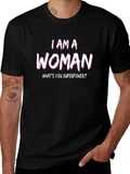 I AM A WOMAN Superpower Tee