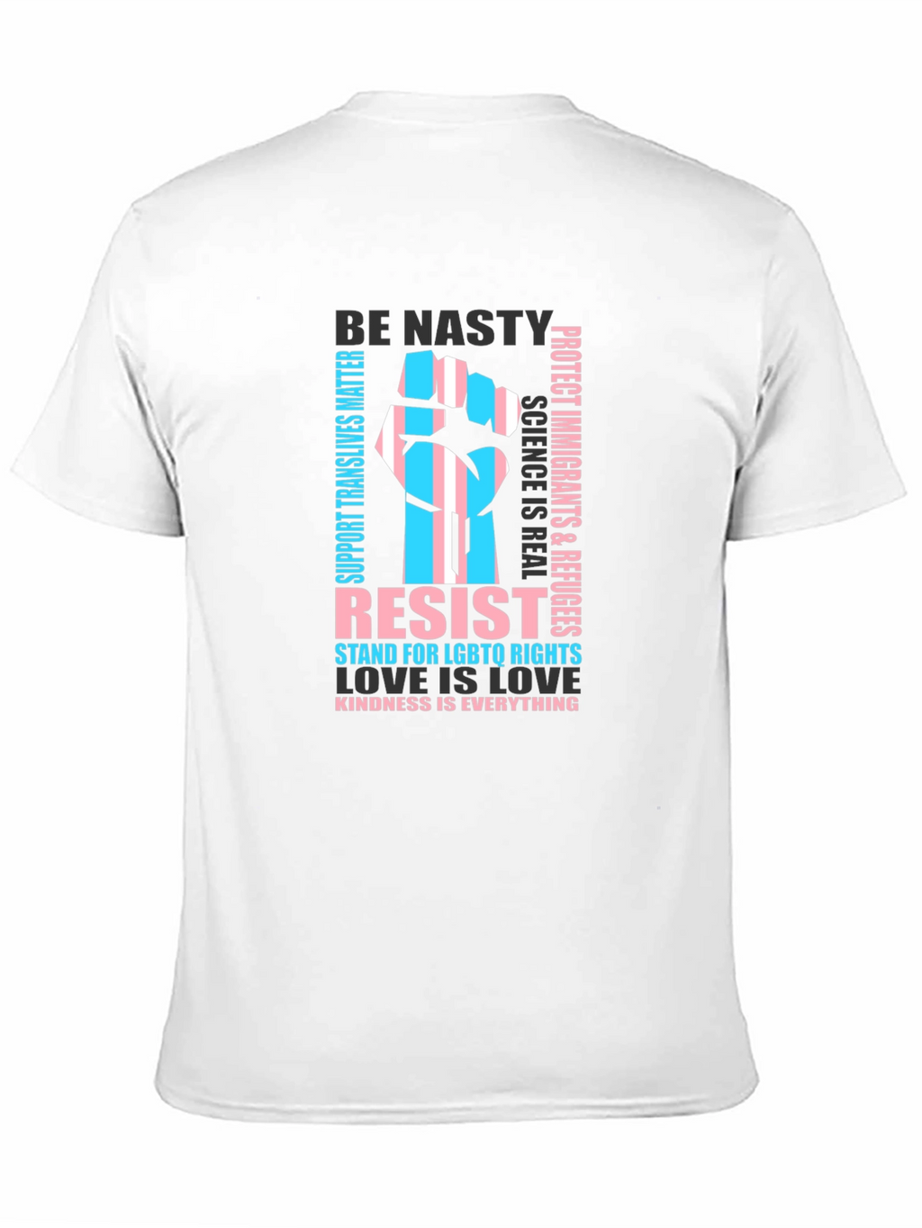 Resist LGBTQ Rights Trans Pride Graphic T-Shirt