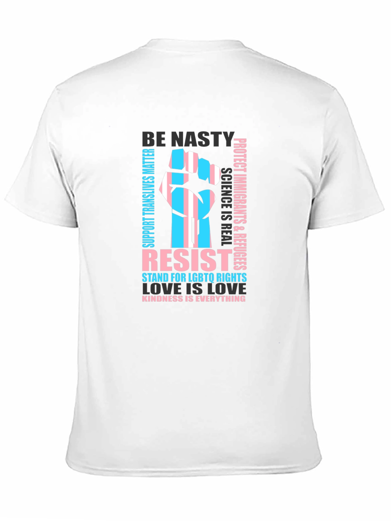 Resist LGBTQ Rights Trans Pride Graphic T-Shirt
