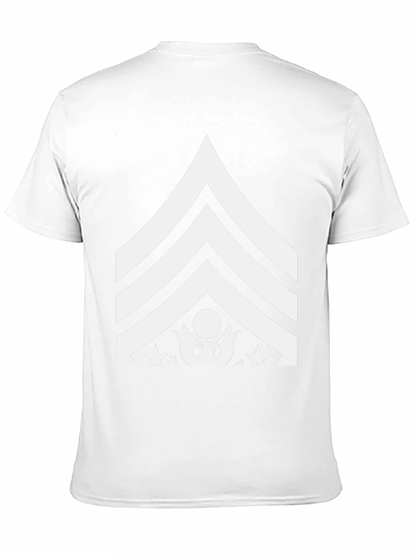 Military Rank Graphic Tee - Black