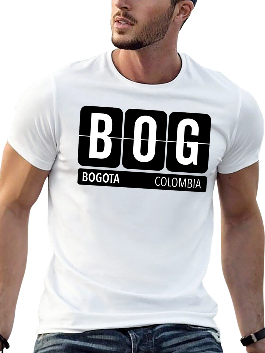 BOG Airport Code T-Shirt - Bogota Colombia Tee