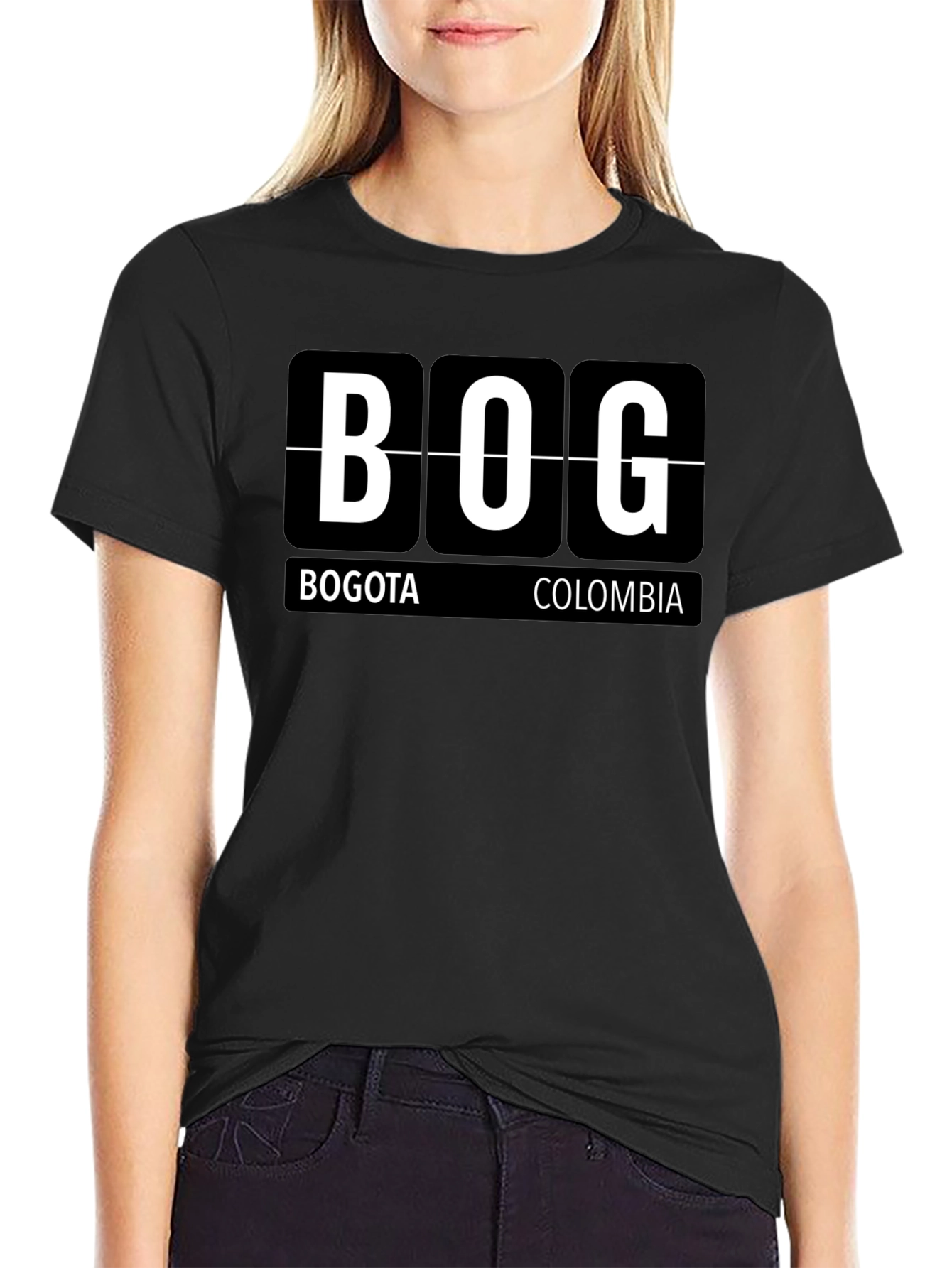 BOG Airport Code T-Shirt - Bogota Colombia Tee