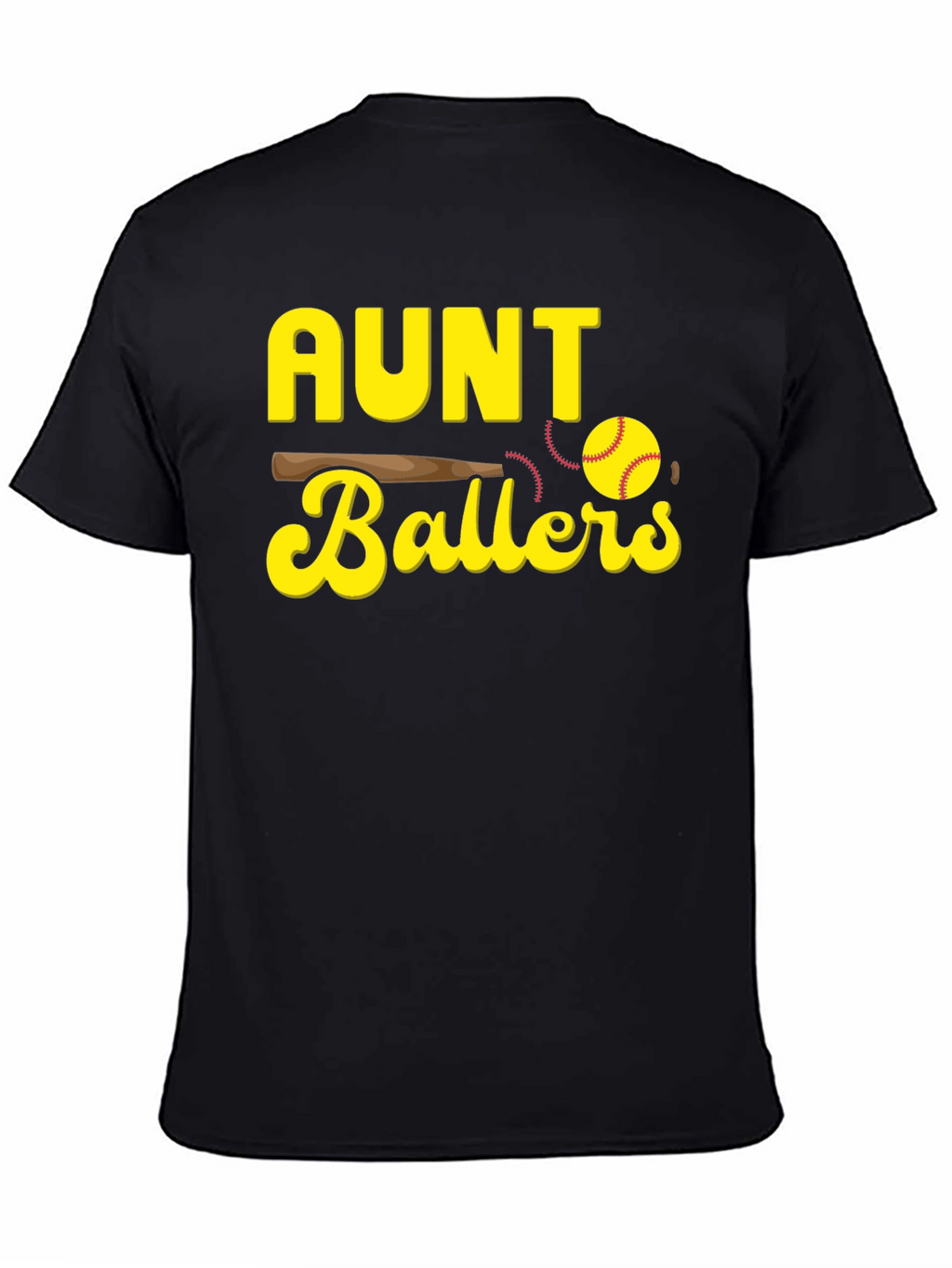 Aunt Ballers T-Shirt - Baseball Graphic Tee