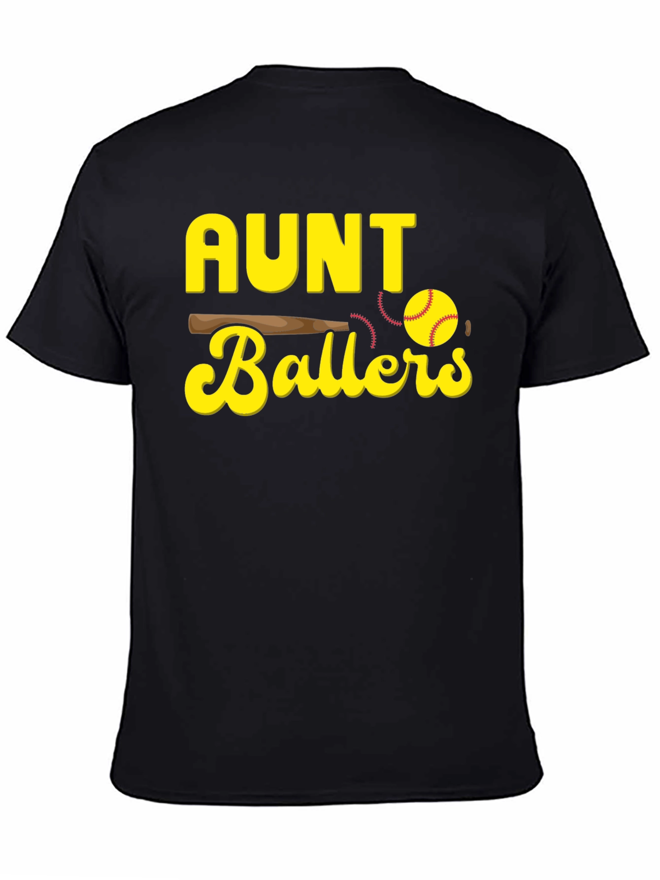 Aunt Ballers T-Shirt - Baseball Graphic Tee