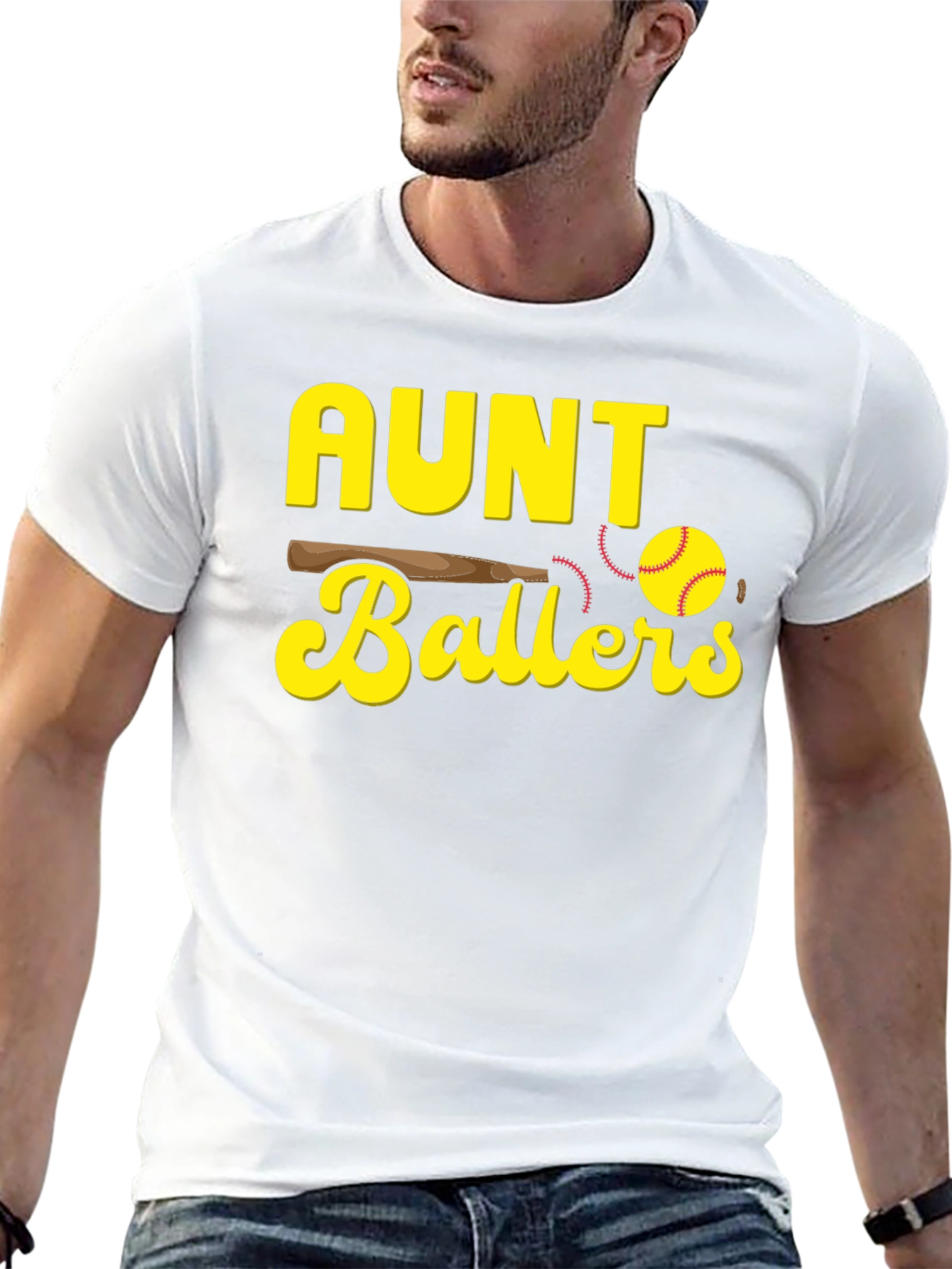Aunt Ballers T-Shirt - Baseball Graphic Tee
