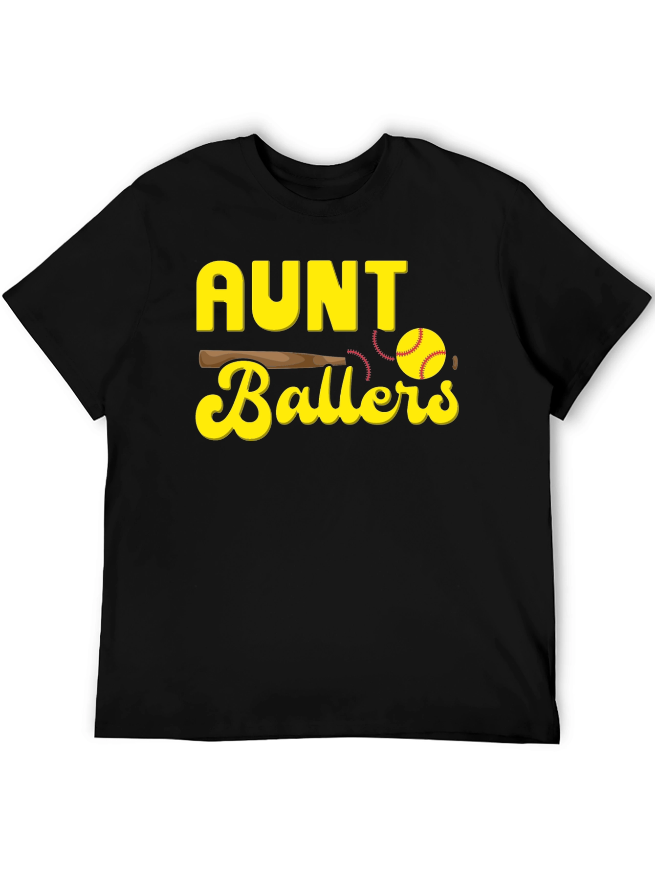 Aunt Ballers T-Shirt - Baseball Graphic Tee