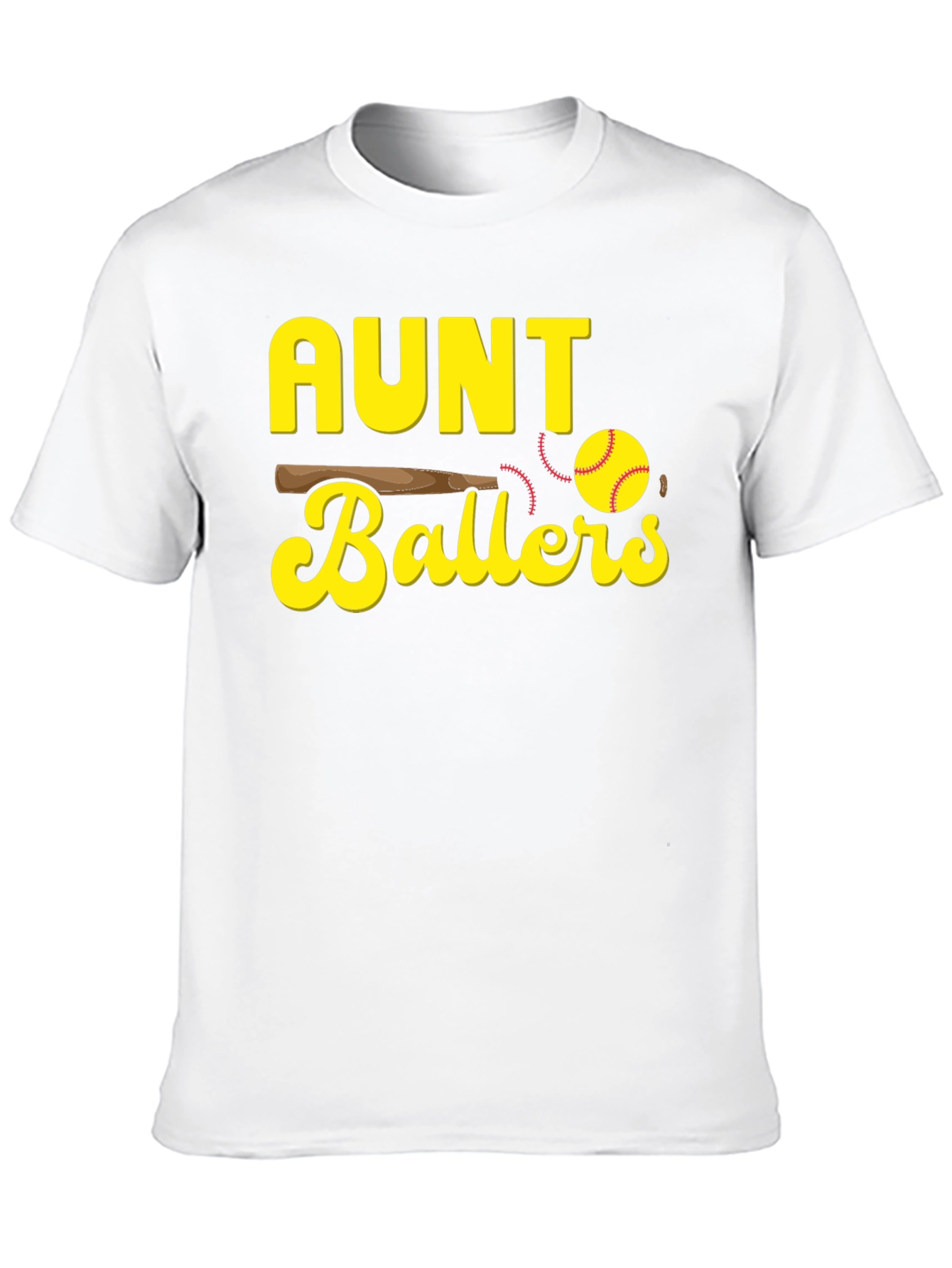 Aunt Ballers T-Shirt - Baseball Graphic Tee