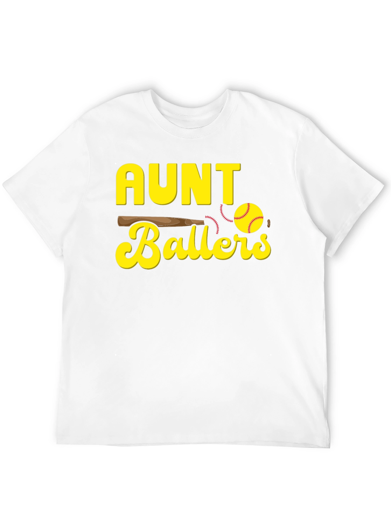Aunt Ballers T-Shirt - Baseball Graphic Tee