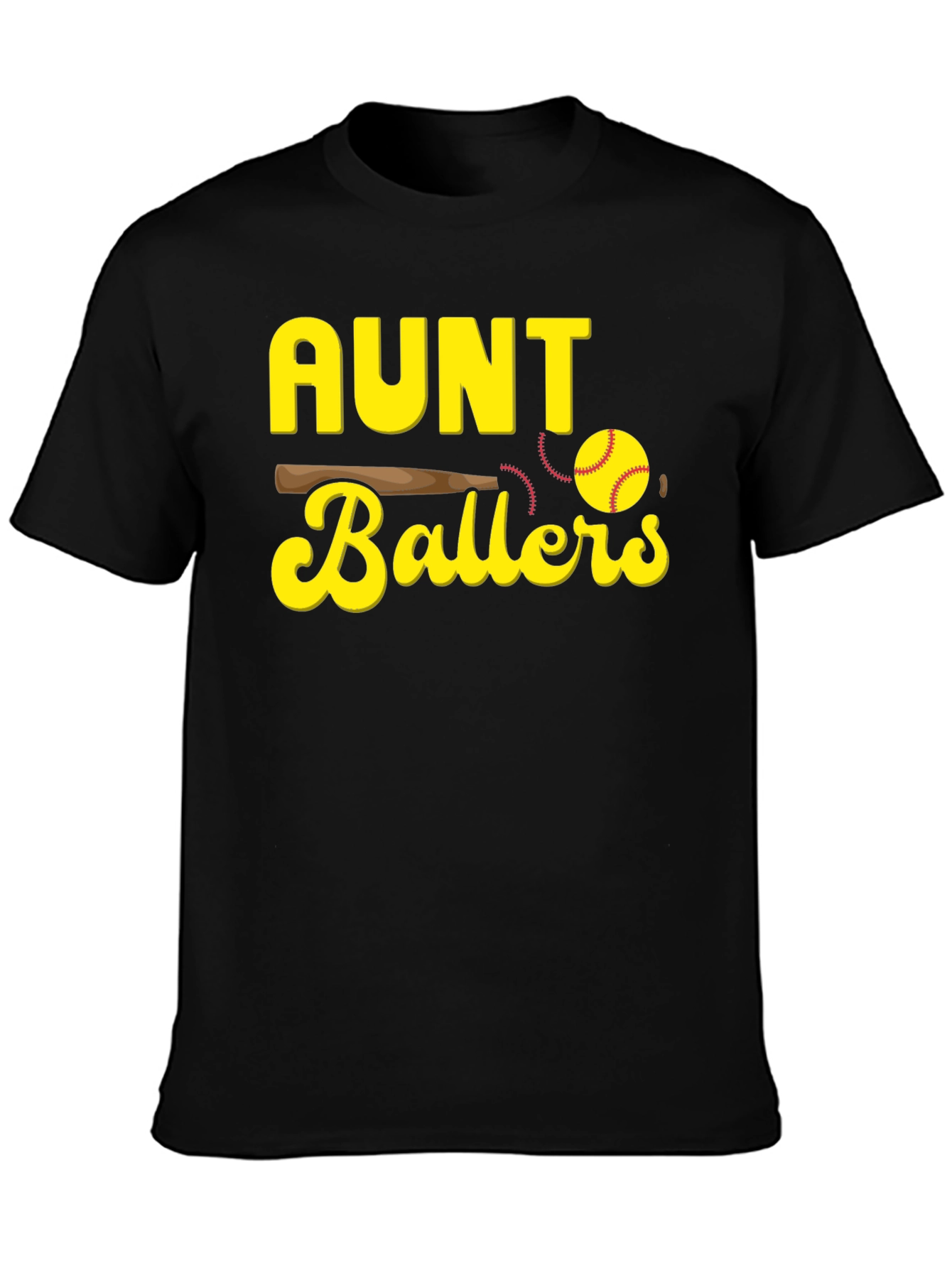 Aunt Ballers T-Shirt - Baseball Graphic Tee