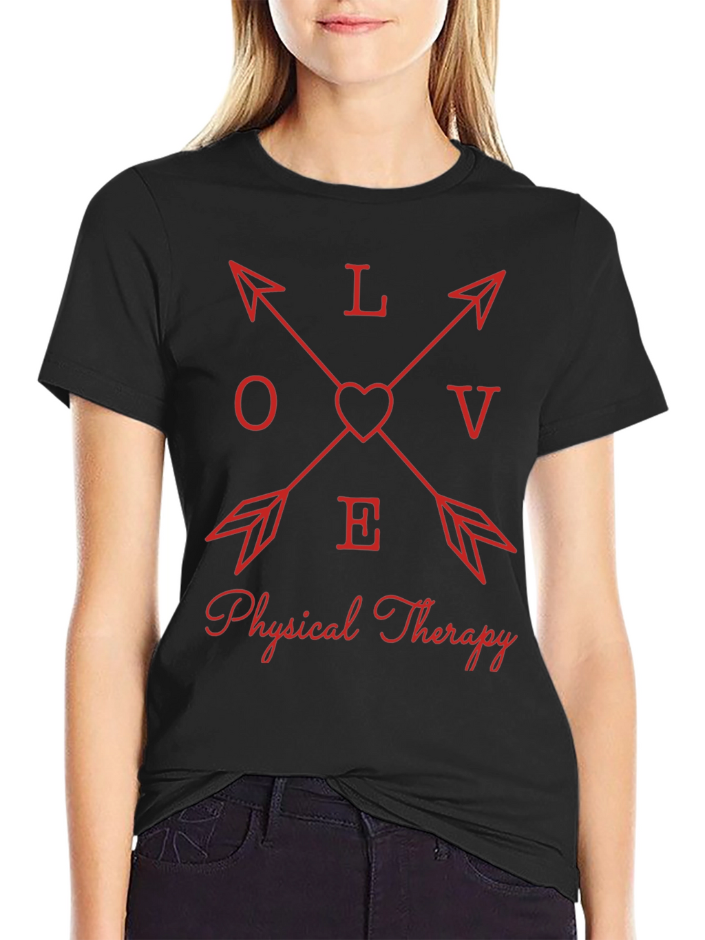 Love Physical Therapy Arrow T-Shirt