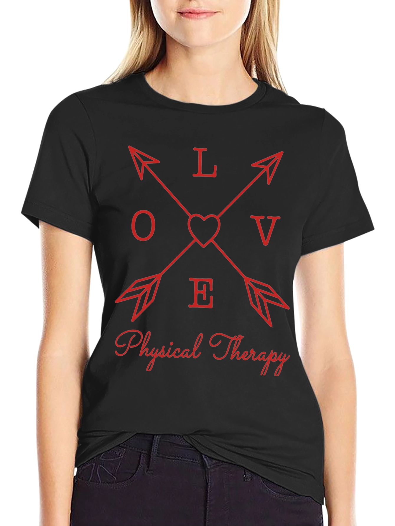 Love Physical Therapy Arrow T-Shirt