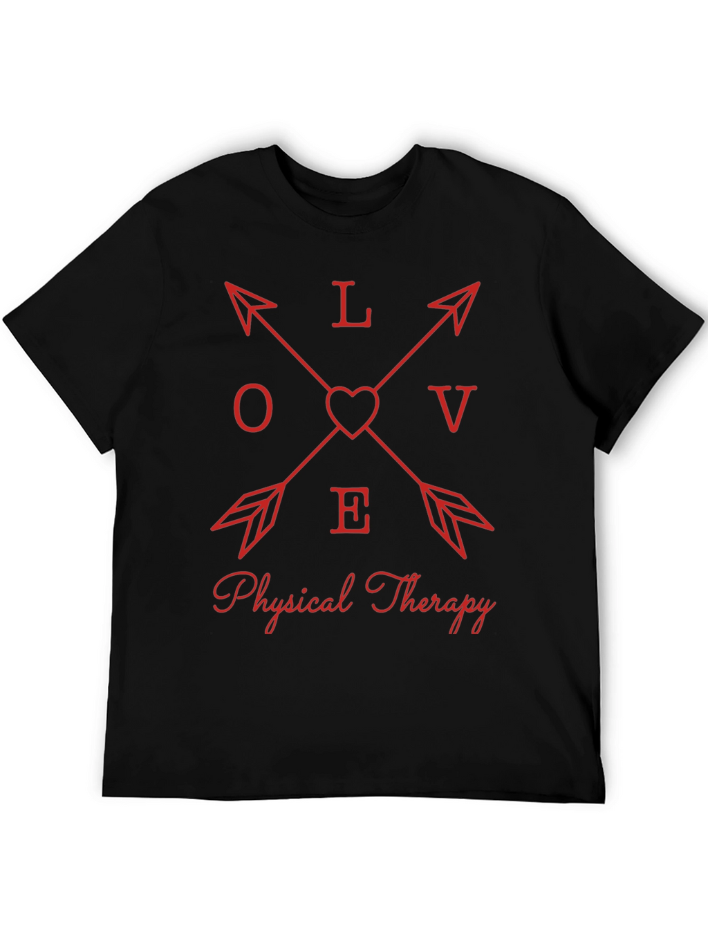 Love Physical Therapy Arrow T-Shirt
