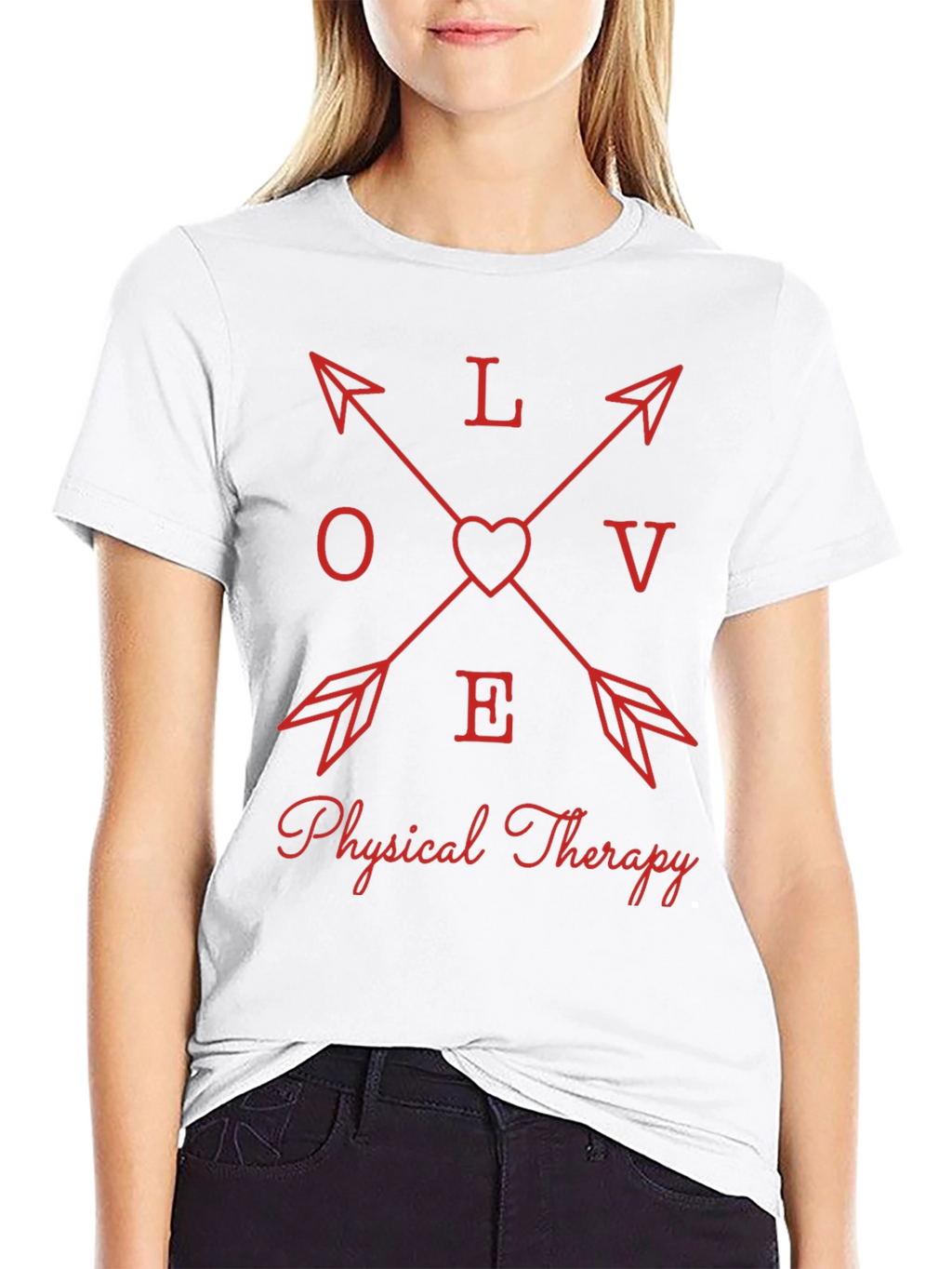 Love Physical Therapy Arrow T-Shirt
