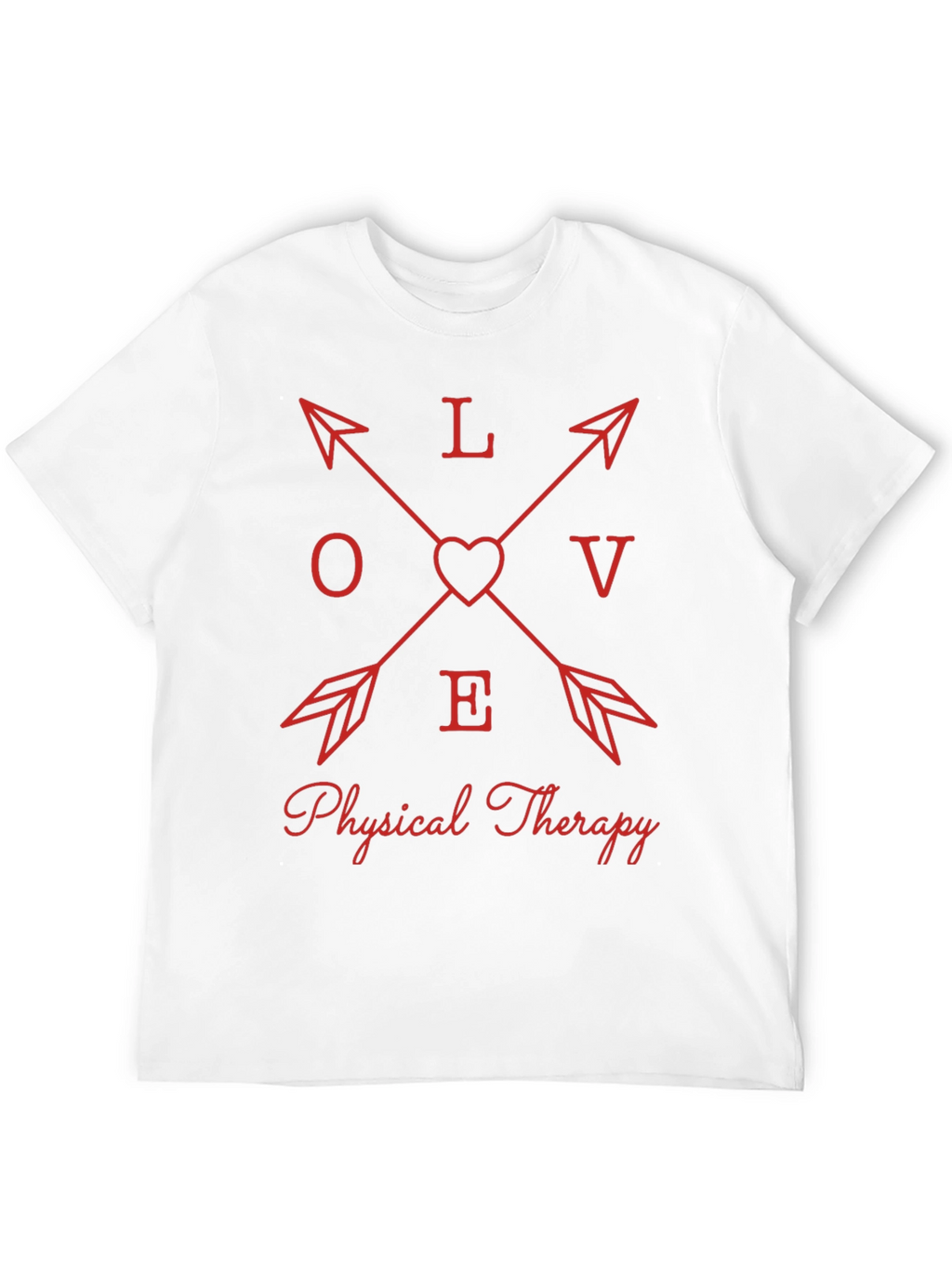 Love Physical Therapy Arrow T-Shirt