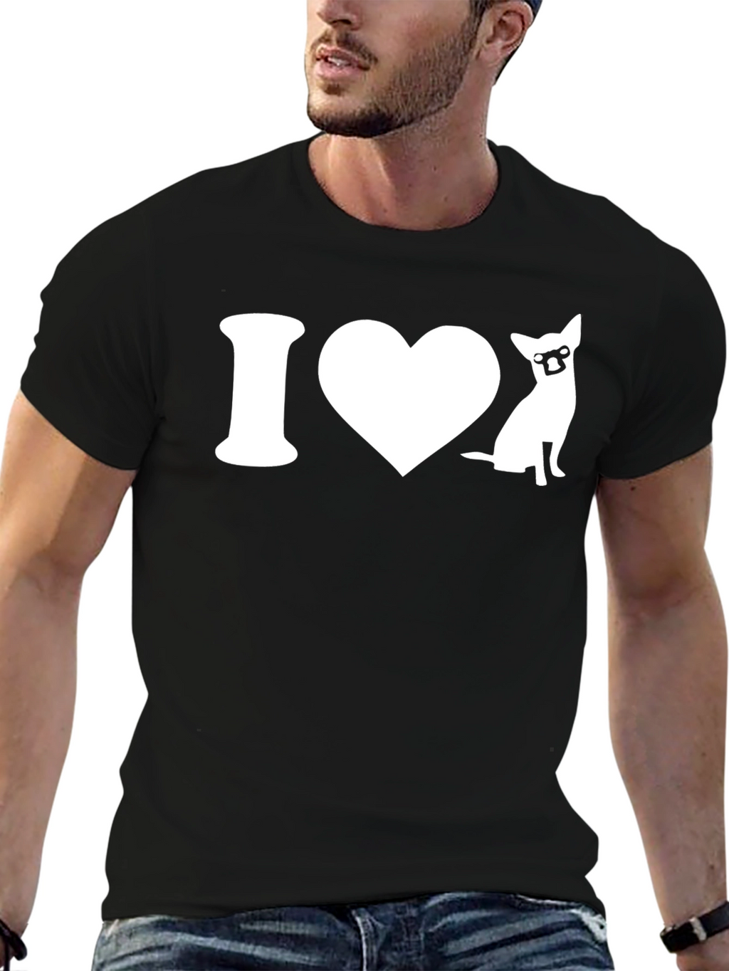 I Love Chihuahua T-Shirt - Cute Dog Lover Tee