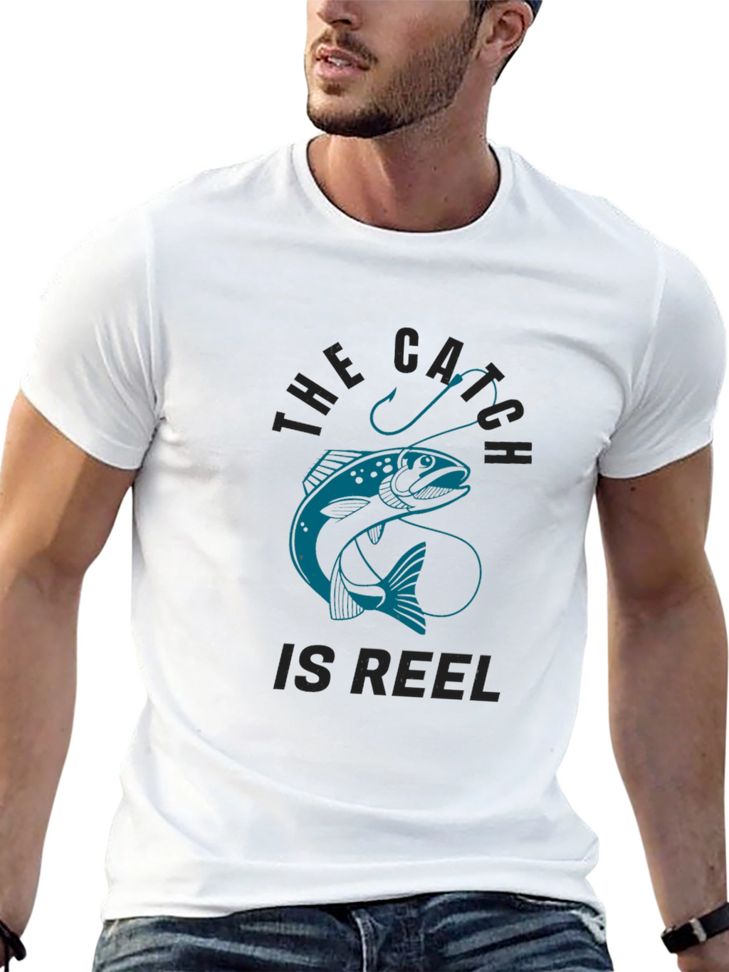 Catch is Reel Fishing Graphic Tee