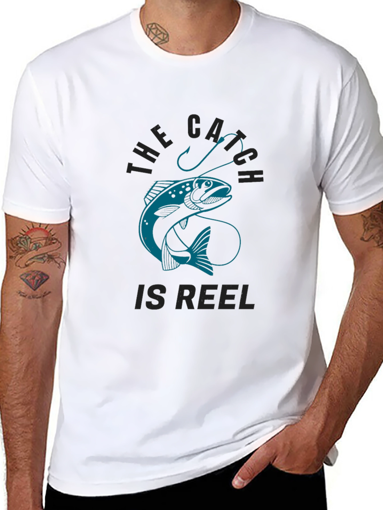 Catch is Reel Fishing Graphic Tee