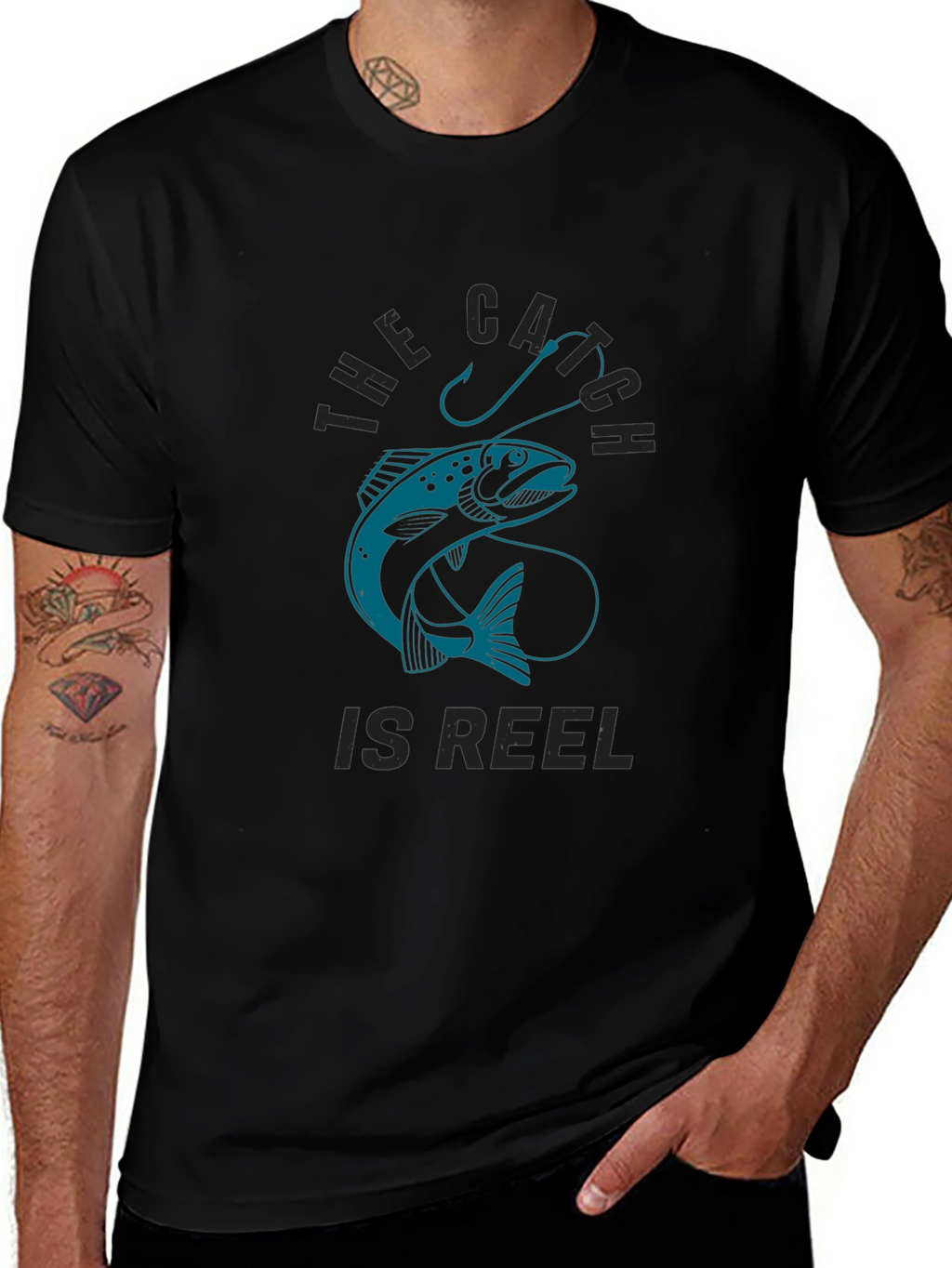 Catch is Reel Fishing Graphic Tee