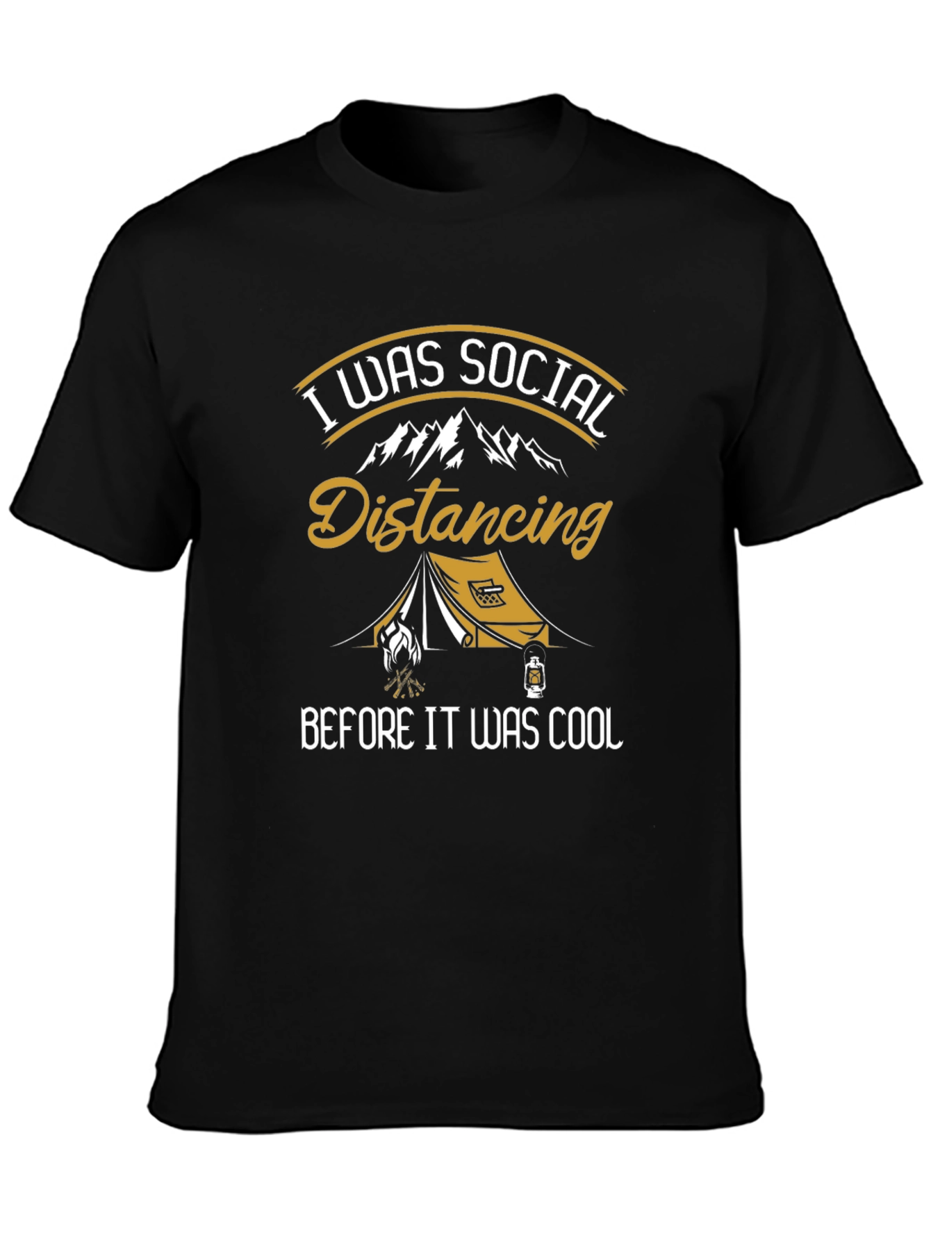 Social Distancing Camping T-Shirt