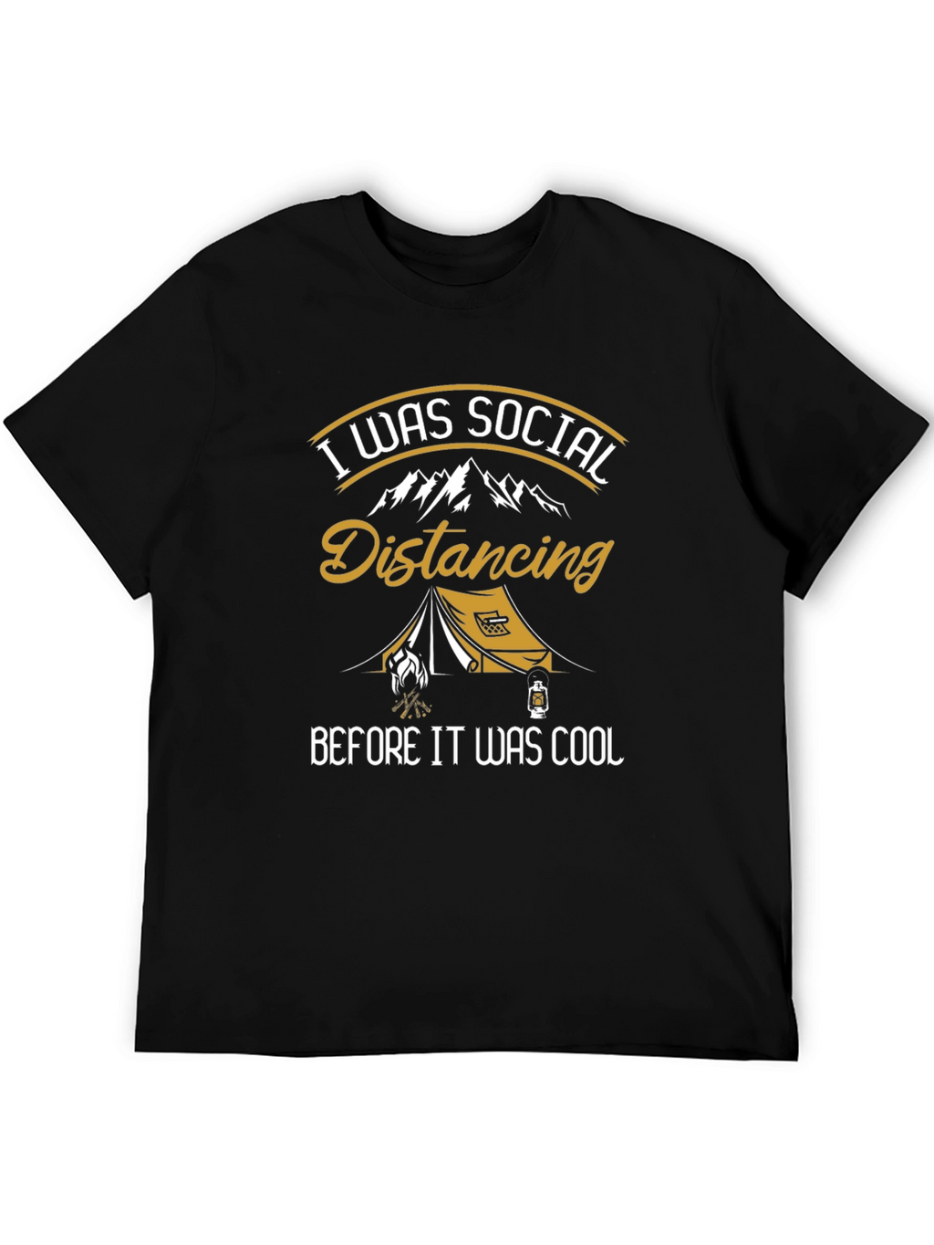 Social Distancing Camping T-Shirt