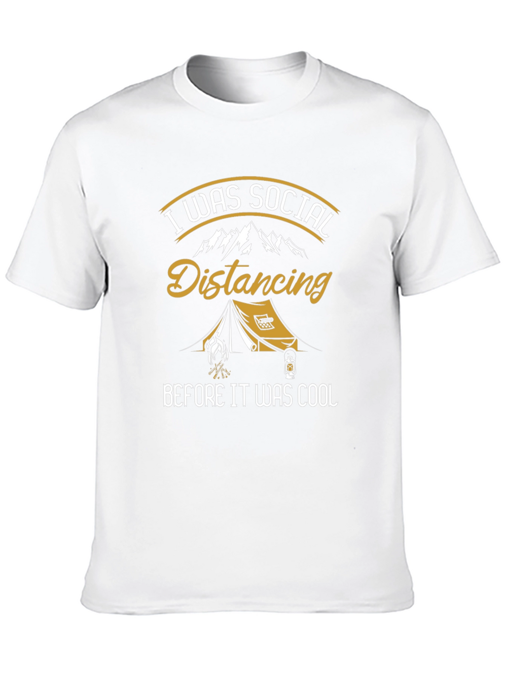 Social Distancing Camping T-Shirt