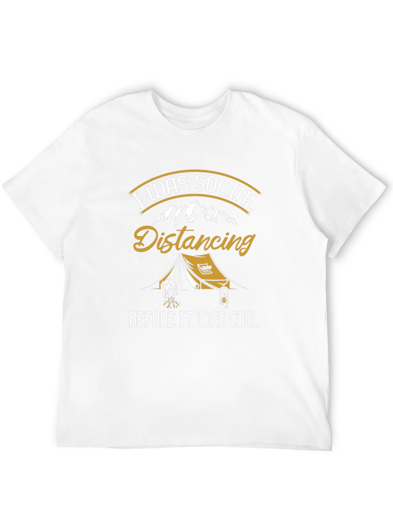 Social Distancing Camping T-Shirt