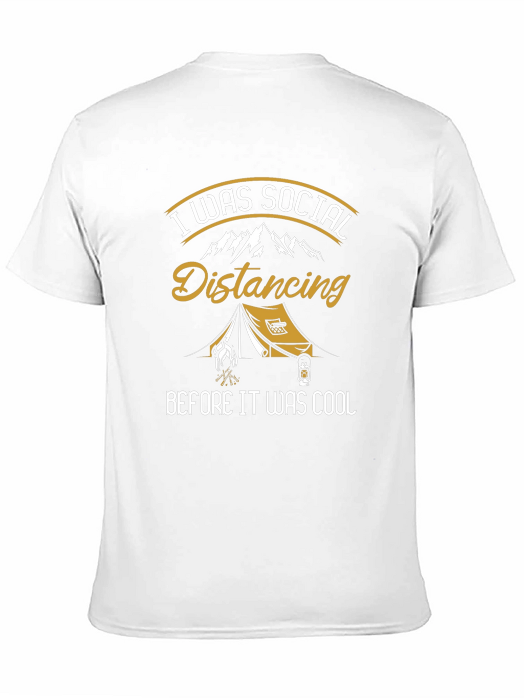 Social Distancing Camping T-Shirt