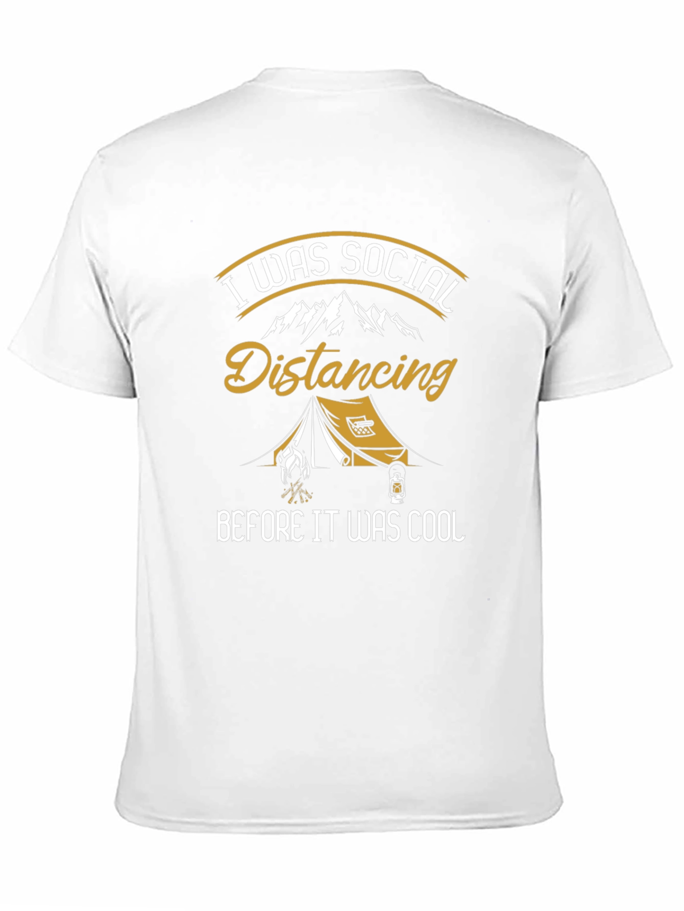 Social Distancing Camping T-Shirt
