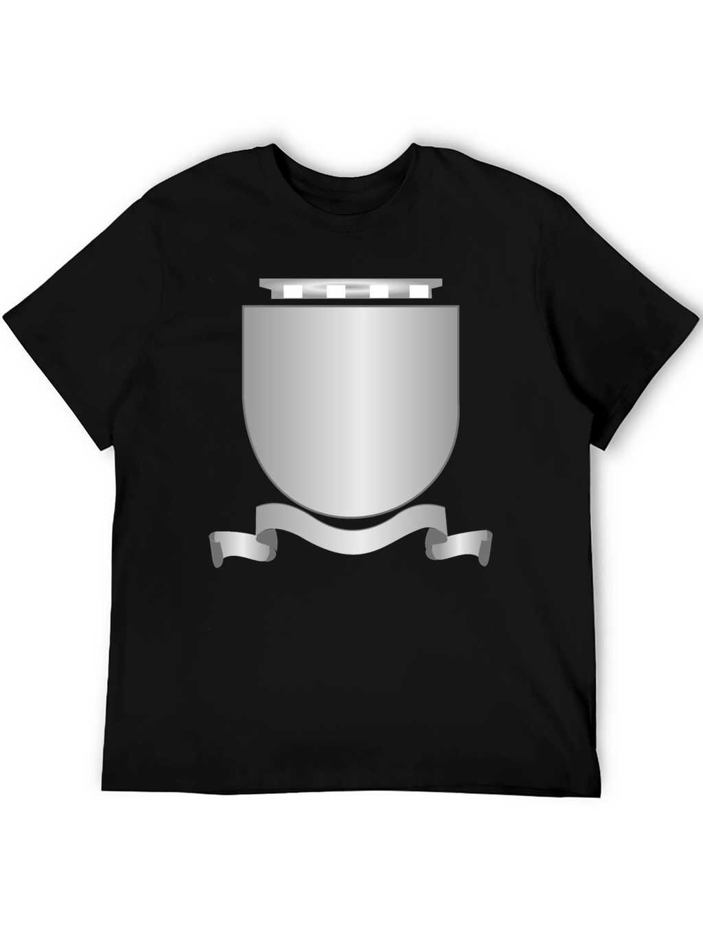 Shield Graphic Black T-Shirt - Classic Design