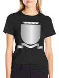 Shield Graphic Black T-Shirt - Classic Design