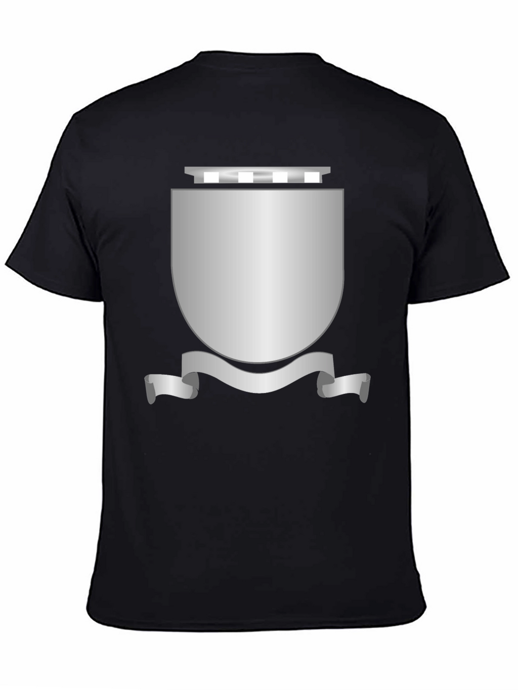 Shield Graphic Black T-Shirt - Classic Design