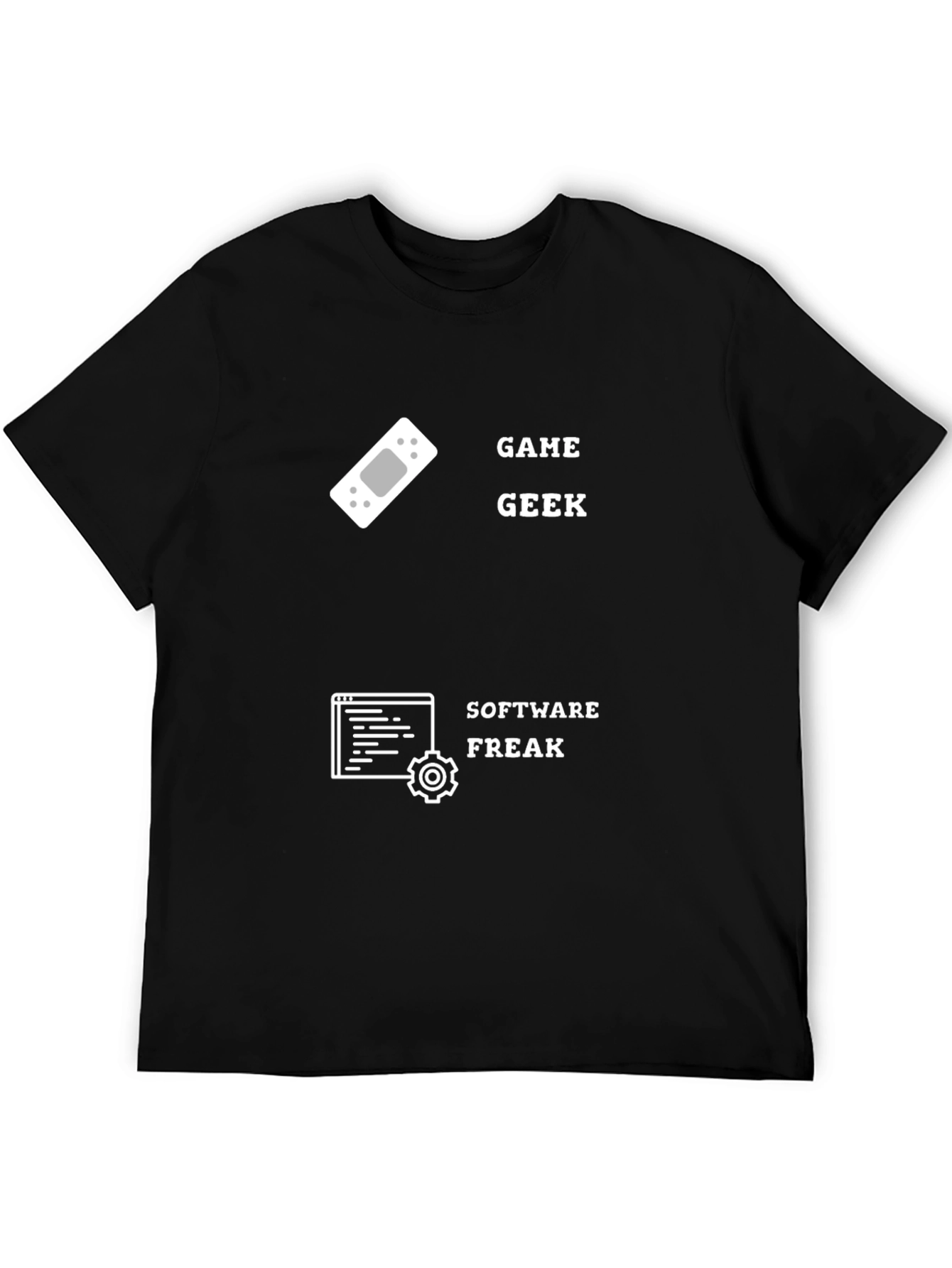 Game Geek Software Freak Black T-Shirt