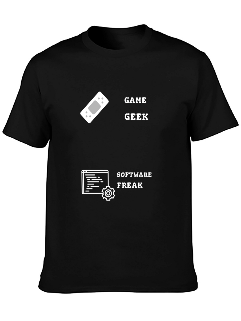 Game Geek Software Freak Black T-Shirt