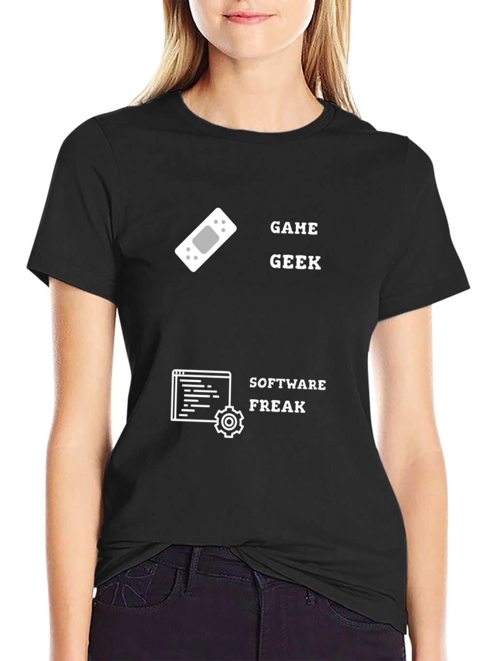 Game Geek Software Freak Black T-Shirt