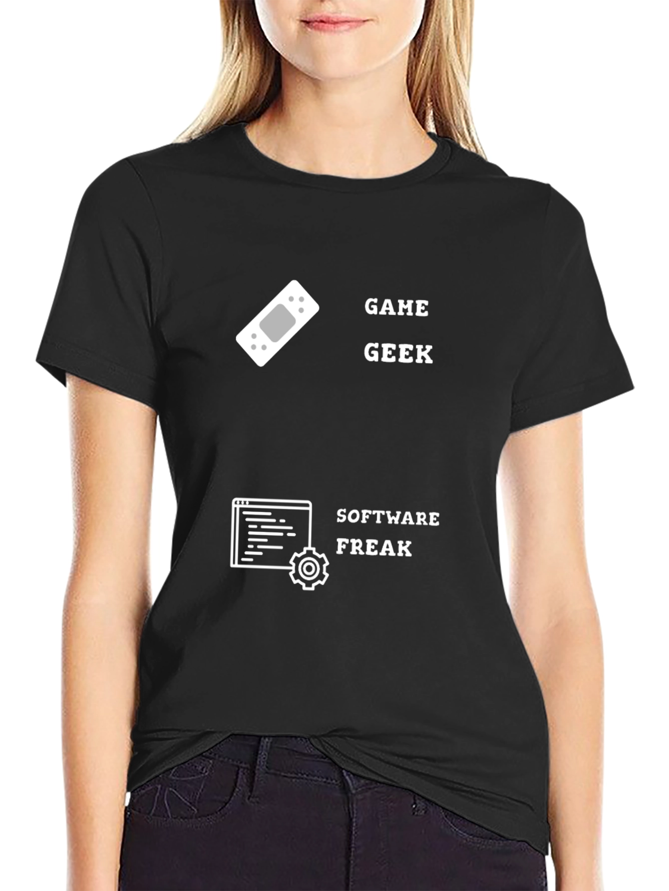 Game Geek Software Freak Black T-Shirt