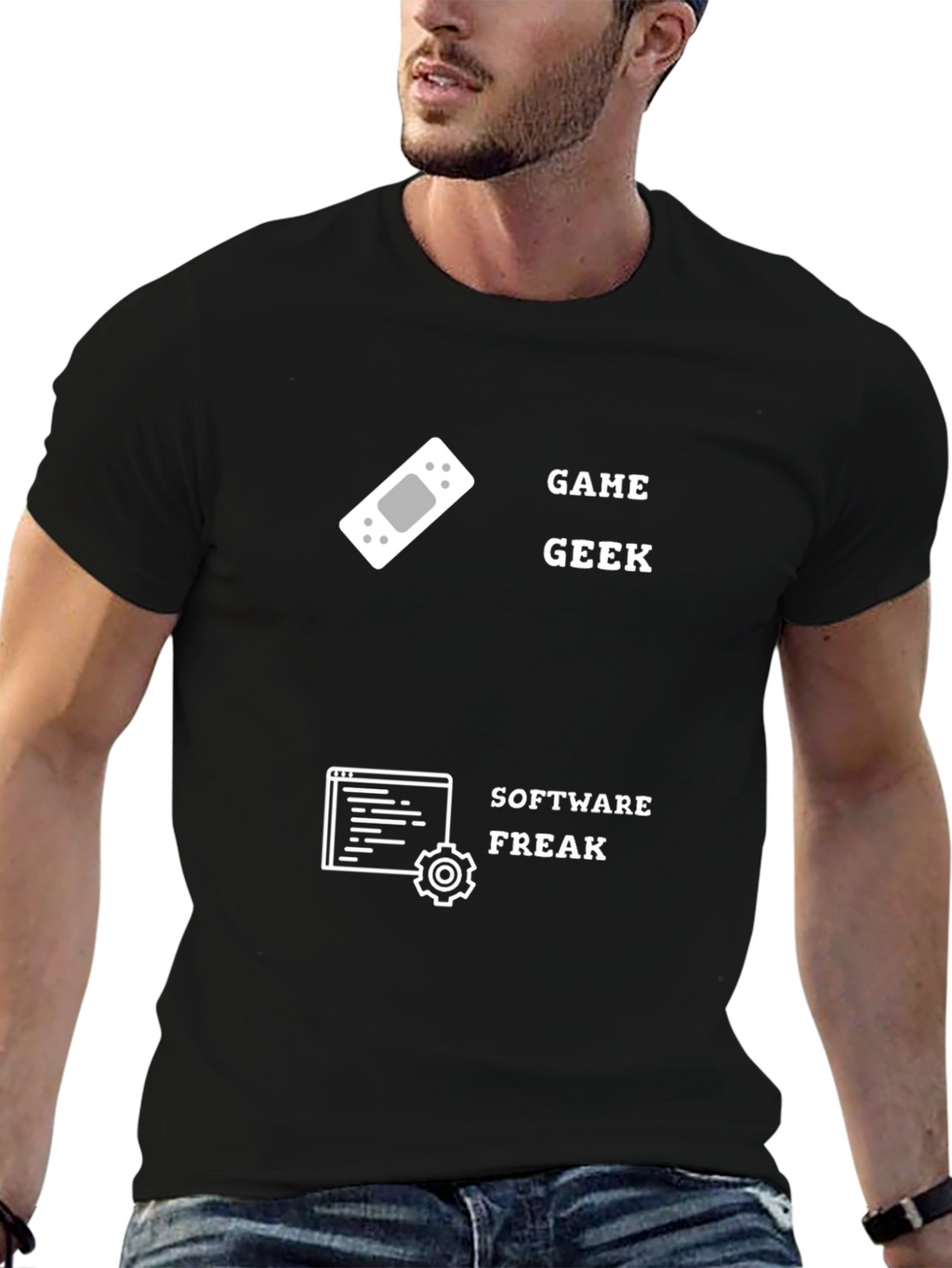 Game Geek Software Freak Black T-Shirt