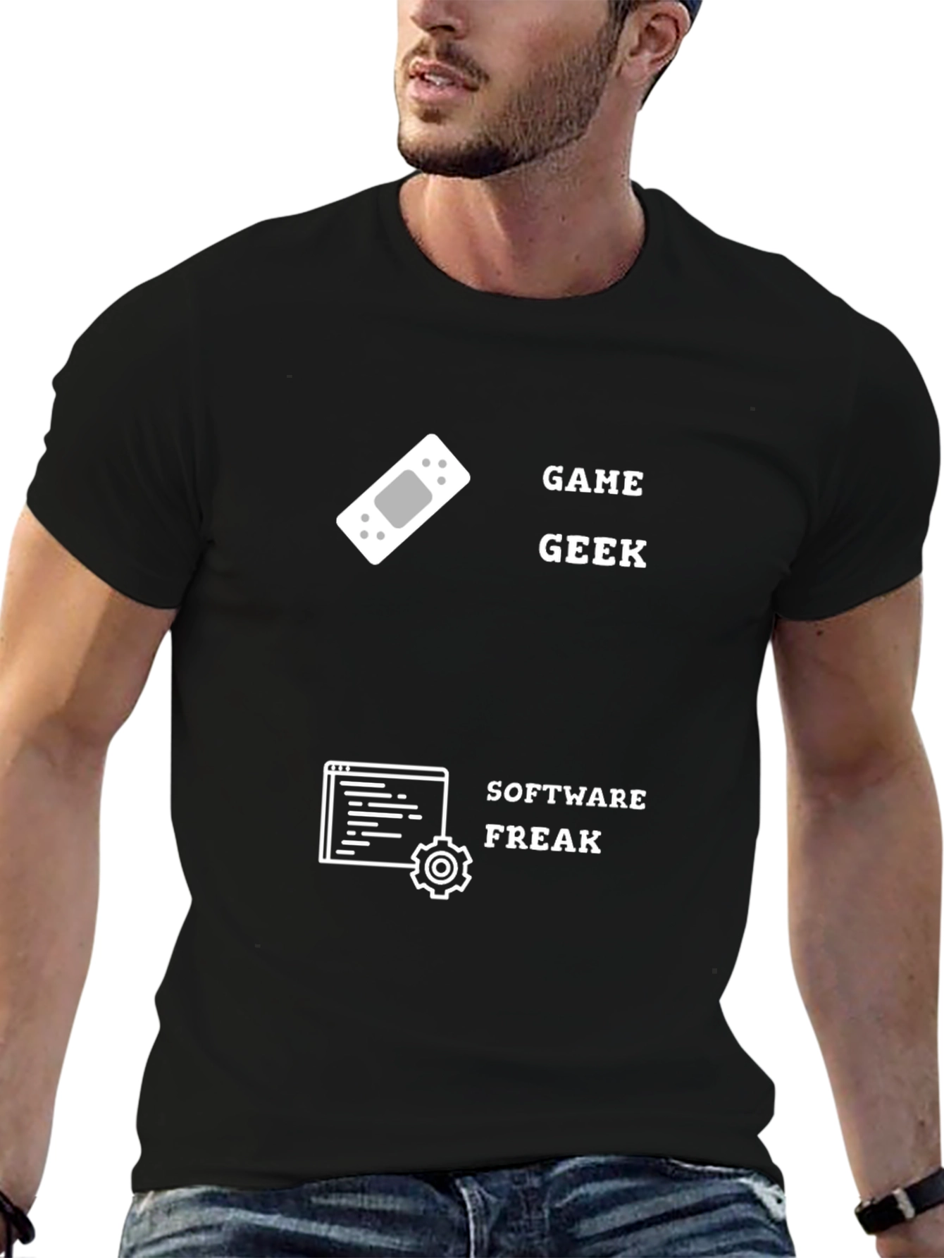 Game Geek Software Freak Black T-Shirt