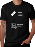 Game Geek Software Freak Black T-Shirt