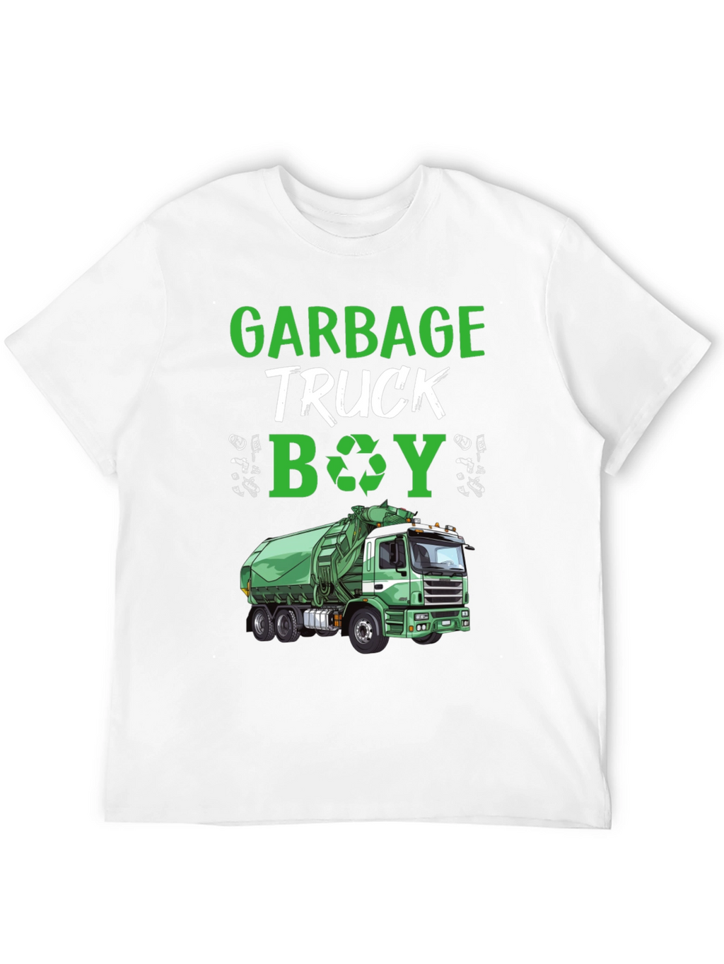 Garbage Truck Boy T-Shirt - Recycling Tee
