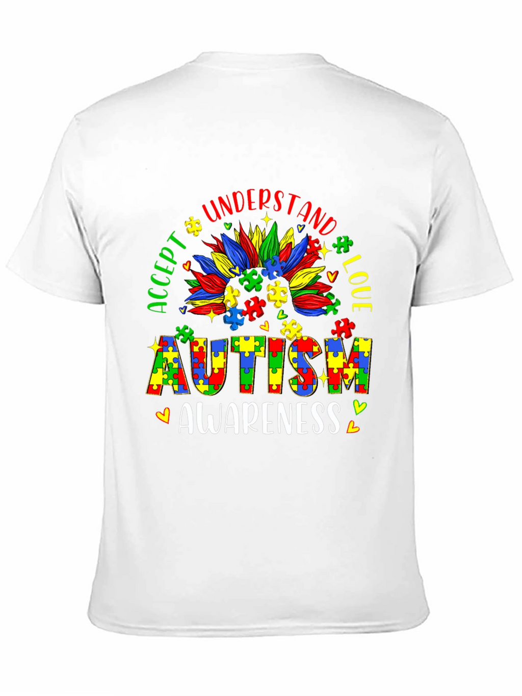 Autism Awareness Puzzle Piece Graphic Tee
