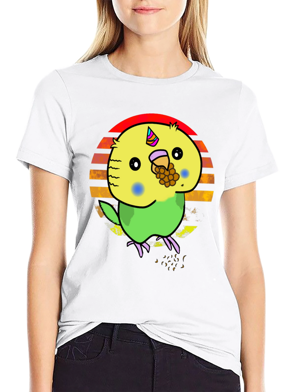 Parakeet Unicorn T-Shirt