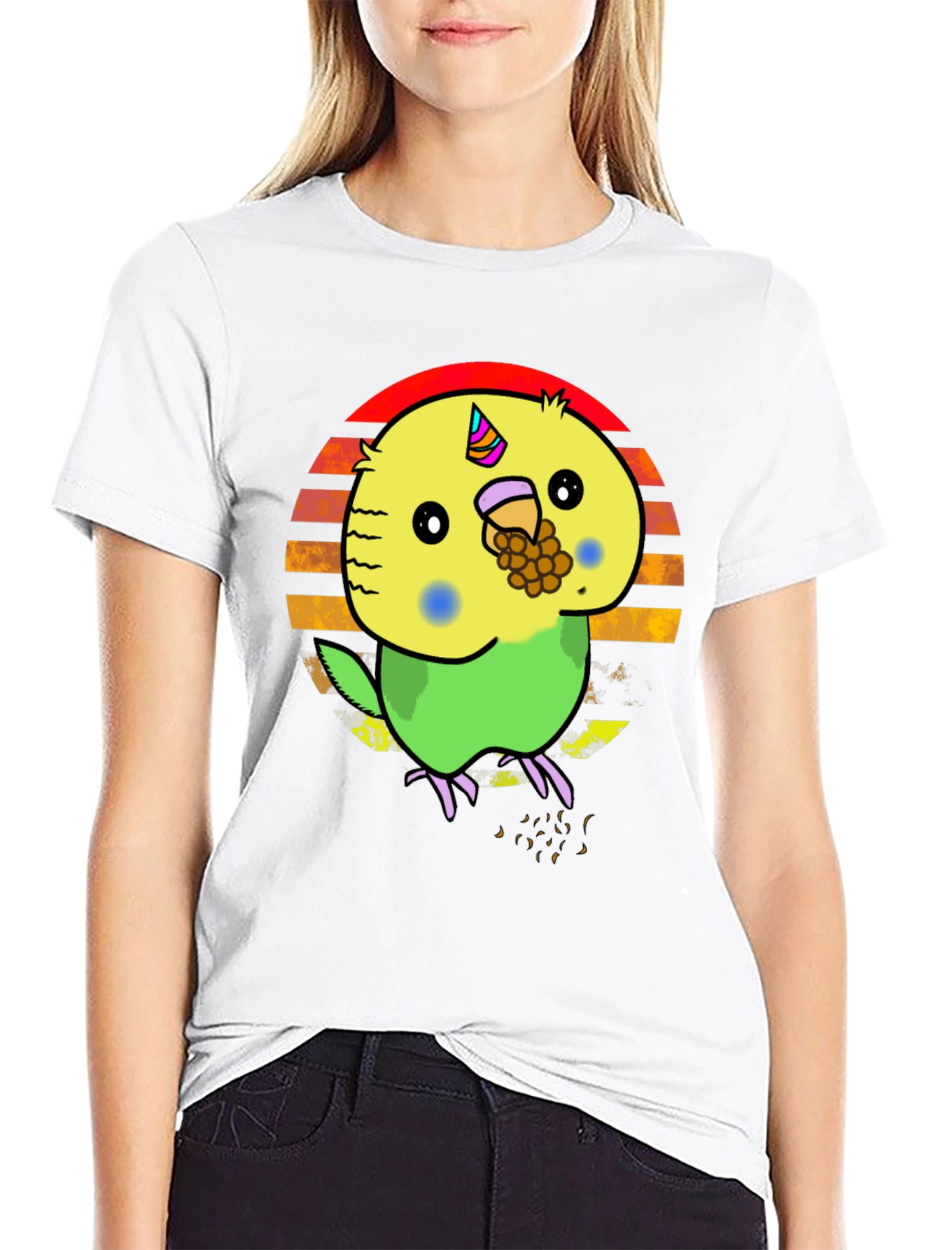 Parakeet Unicorn T-Shirt