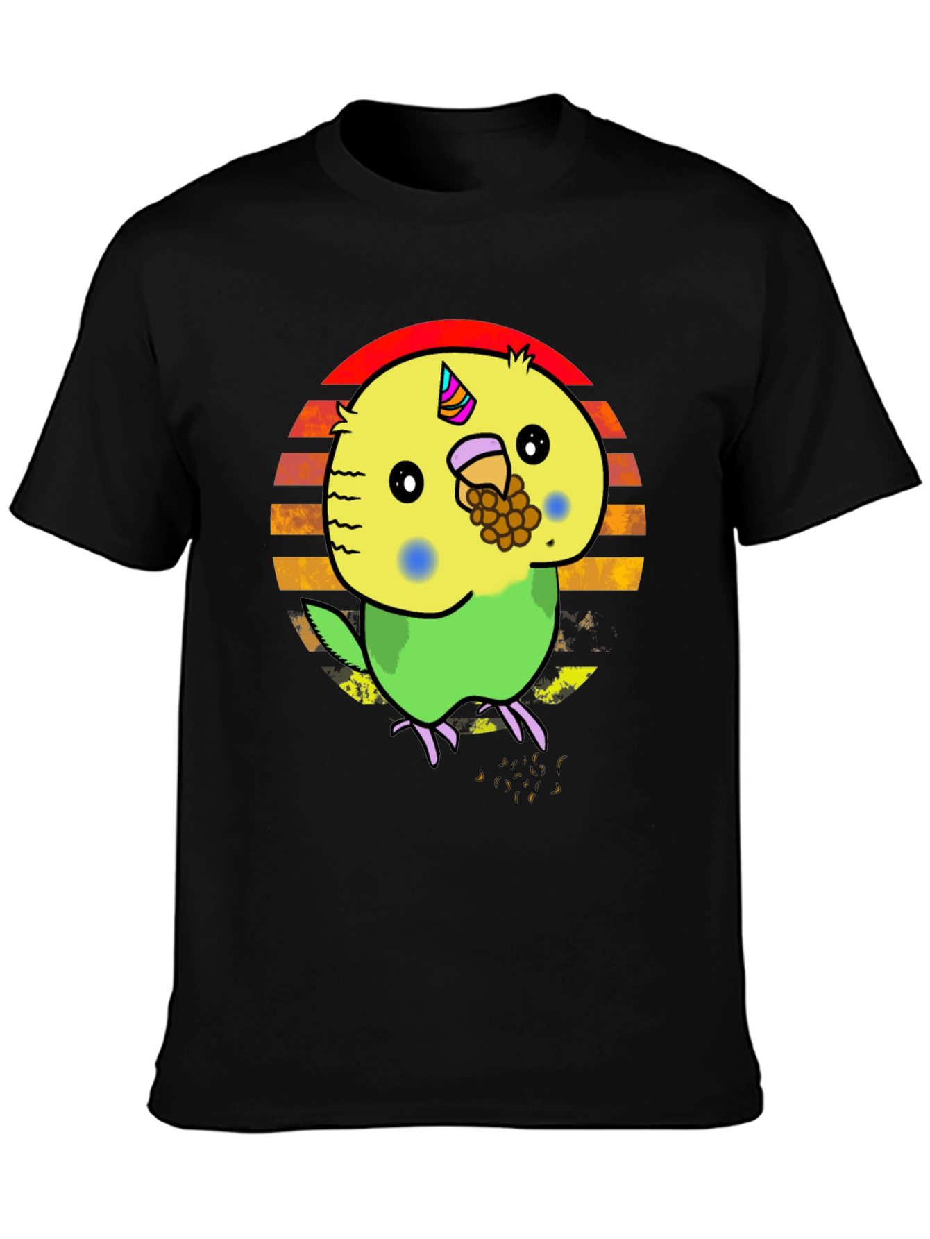 Parakeet Unicorn T-Shirt