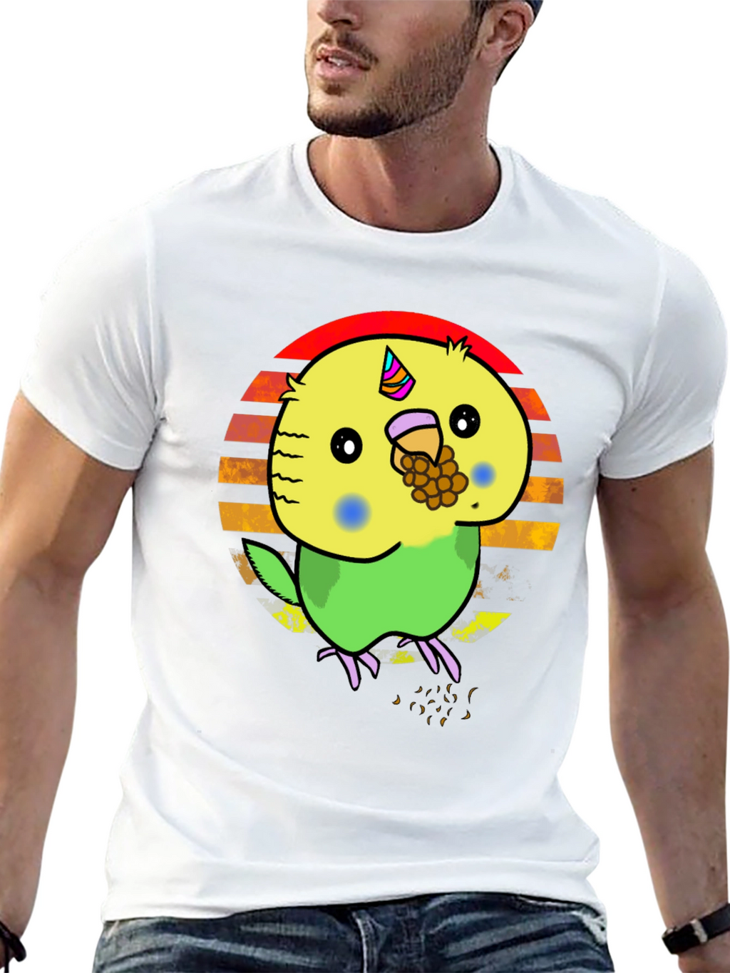 Parakeet Unicorn T-Shirt