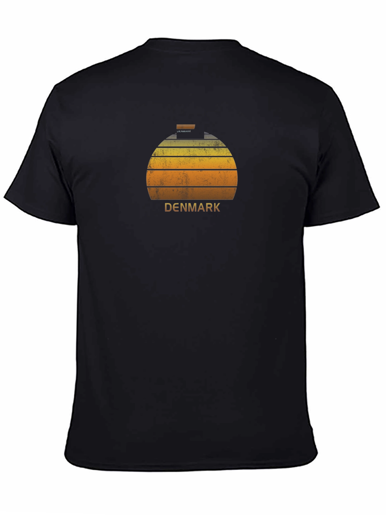 Vintage Denmark Sunset Graphic T-Shirt
