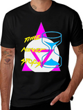 Time Never Stops Graphic Tee - Retro Style