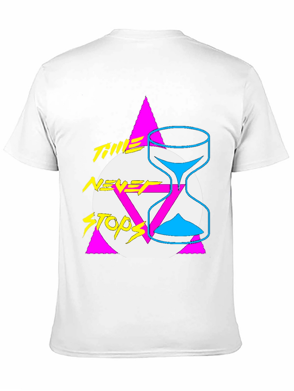 Time Never Stops Graphic Tee - Retro Style