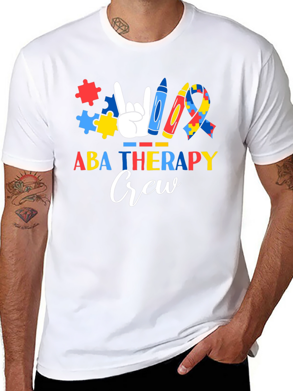 ABA Therapy Crew Autism Awareness T-Shirt