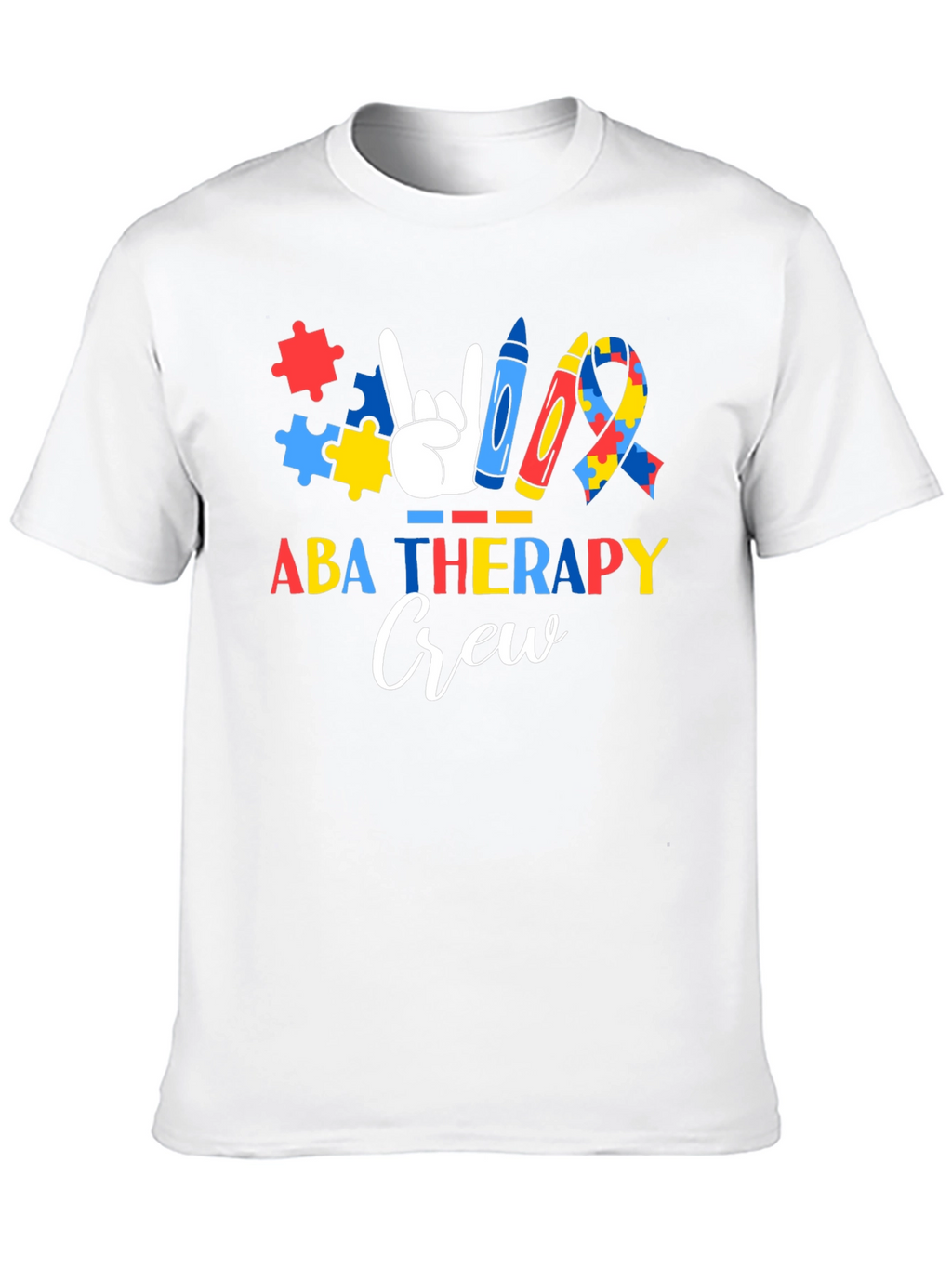 ABA Therapy Crew Autism Awareness T-Shirt